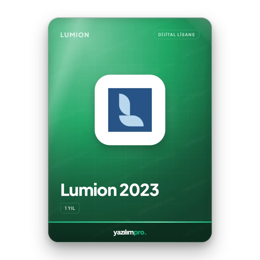 Lumion 3D 2023 1 yıl orijinal lisans anahtarı – anında dijital teslimat