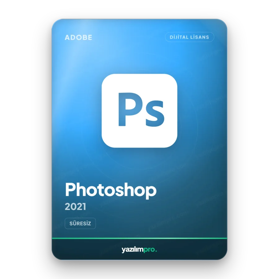 Adobe Photoshop 2021 süresiz orijinal lisans anahtarı – anında dijital teslimat