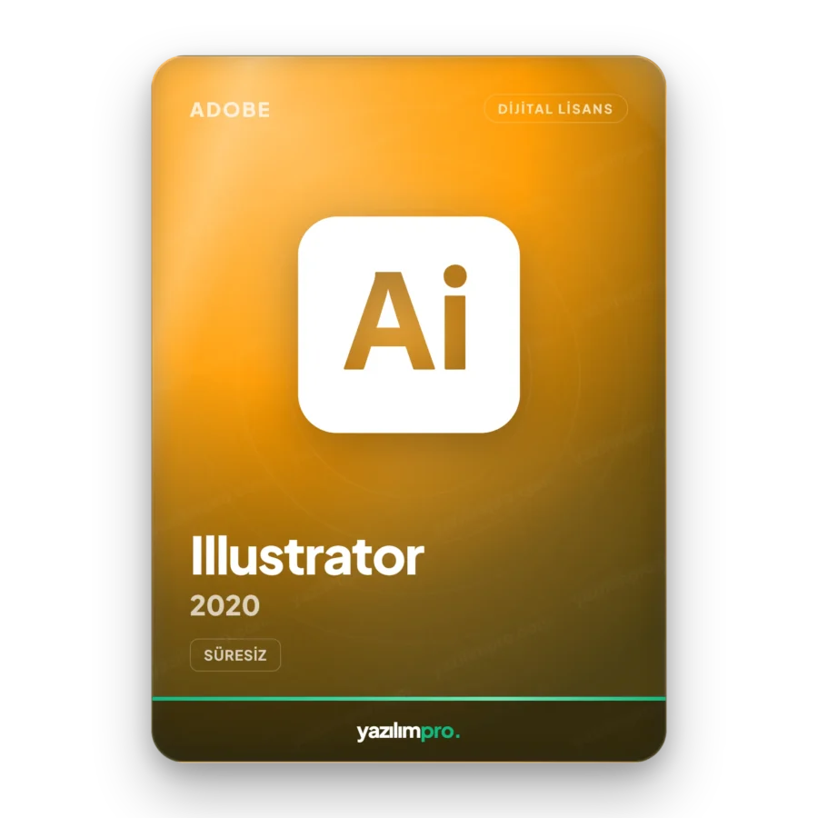 Adobe Illustrator 2020 Tek Ödeme, Kullanım süresiz orijinal lisans anahtarı – anında dijital teslimat