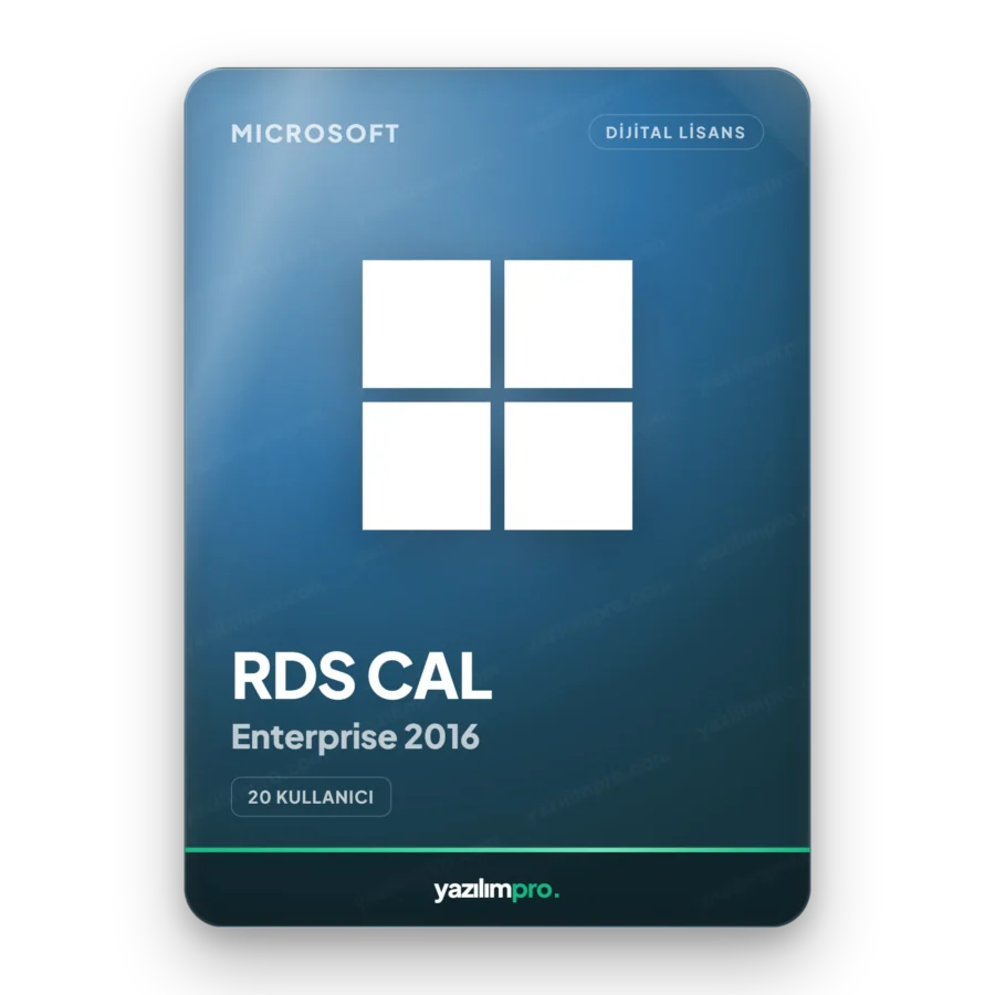 Microsoft Server 2016 20 Kullanıcı RDS Call BİREYSEL-KURUMSAL orijinal lisans anahtarı – anında dijital teslimat