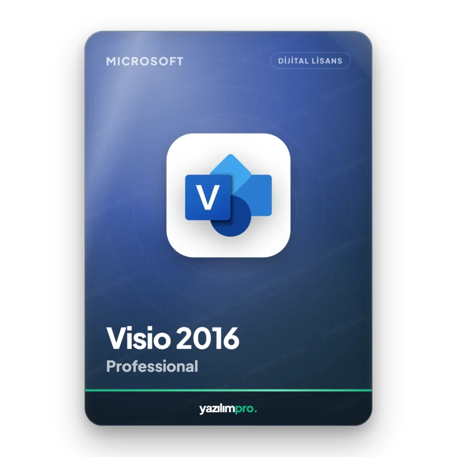 Microsoft VİSİO PROFESSİONAL 2016 BİREYSEL-KURUMSAL süresiz orijinal lisans anahtarı – anında dijital teslimat