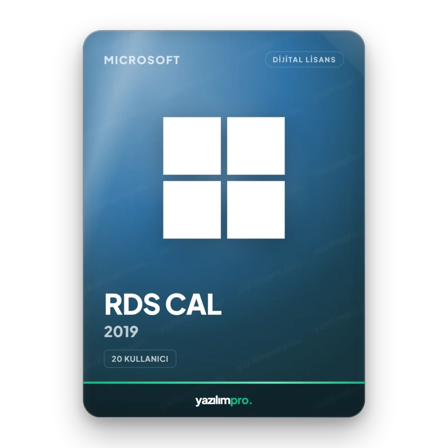 Microsoft Windows Server 2019 Remote Desktop Services süresiz orijinal lisans anahtarı – anında dijital teslimat