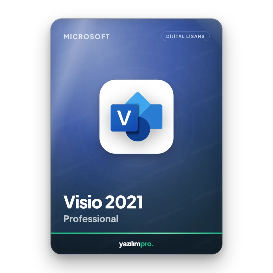 Microsoft Visio 2021 Professional süresiz orijinal lisans anahtarı – anında dijital teslimat