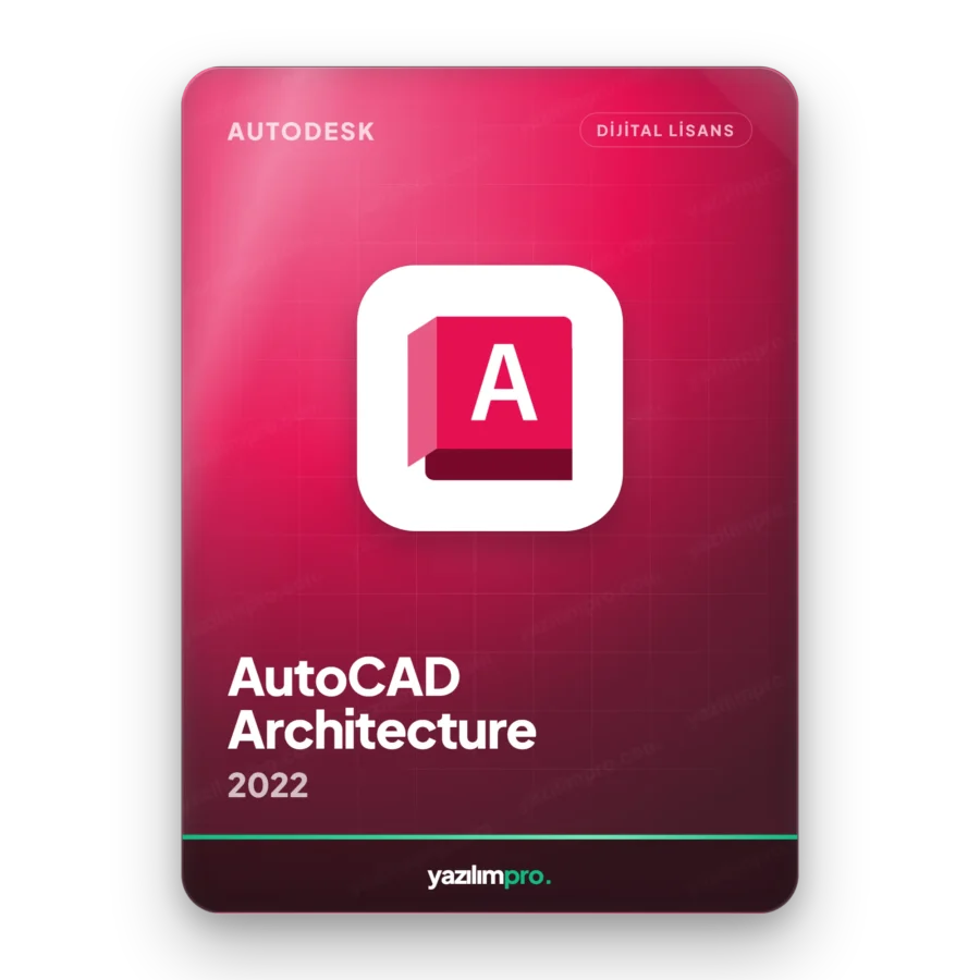 Autodesk AutoCAD Architicture 2022 orijinal lisans anahtarı – anında dijital teslimat