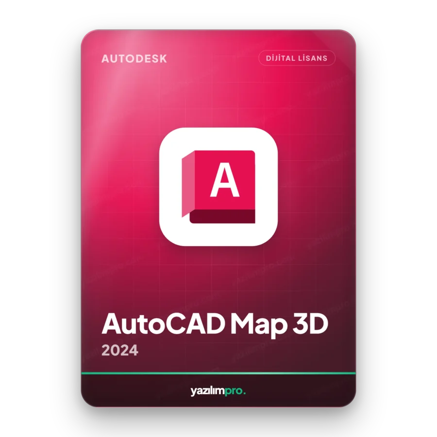 Autodesk AutoCAD Map 3D 2024 orijinal lisans anahtarı – anında dijital teslimat