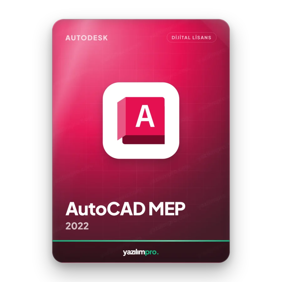 Autodesk AutoCAD Mep 2022 orijinal lisans anahtarı – anında dijital teslimat