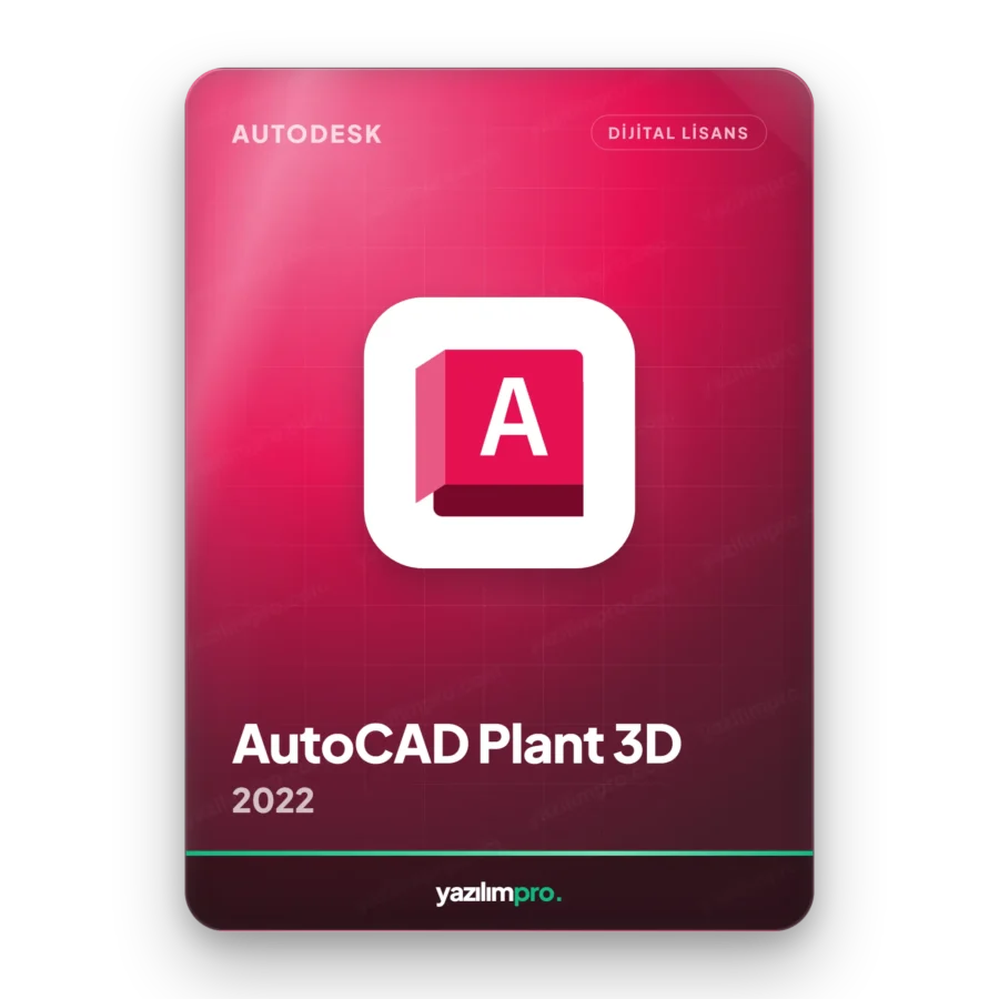 Autodesk AutoCAD Plant 3D 2022 orijinal lisans anahtarı – anında dijital teslimat
