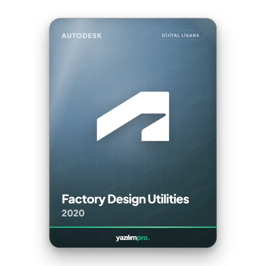 Autodesk Factory Design Utilities 2020 orijinal lisans anahtarı – anında dijital teslimat