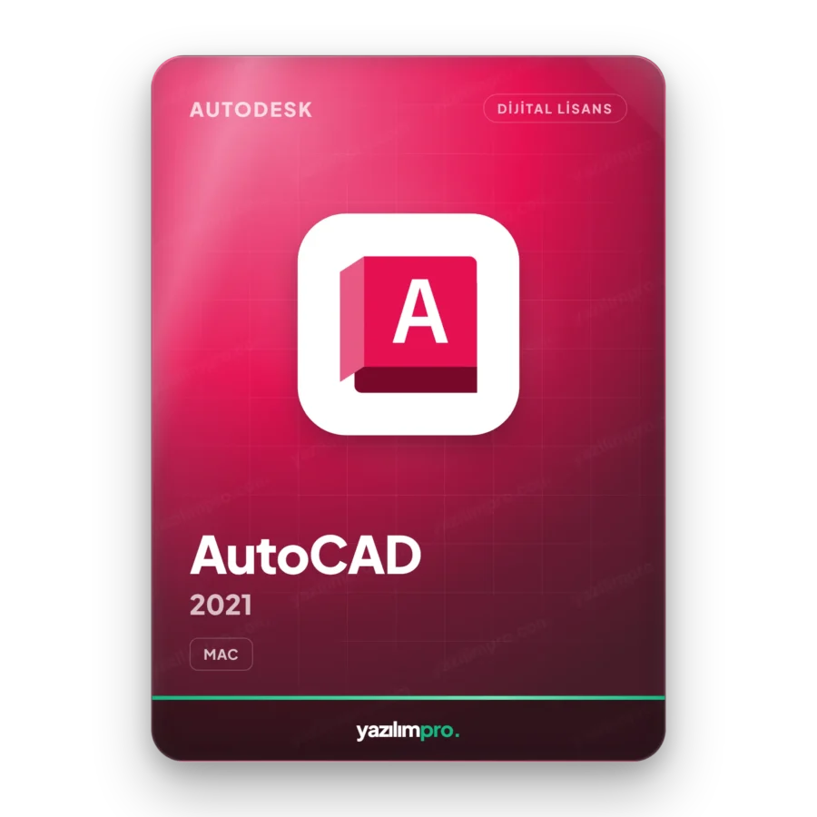Autodesk AutoCAD 2021 orijinal lisans anahtarı – anında dijital teslimat