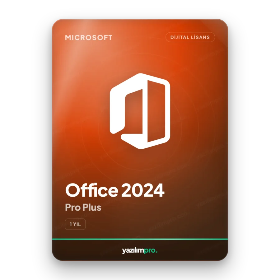 Microsoft Office 2024 365 Pro Plus 1 yıl abonelik orijinal lisans anahtarı – anında dijital teslimat