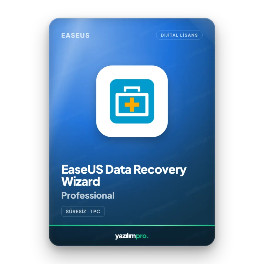 Easeus Data Recovery Wizard Professional 17.0 süresiz orijinal lisans anahtarı – anında dijital teslimat