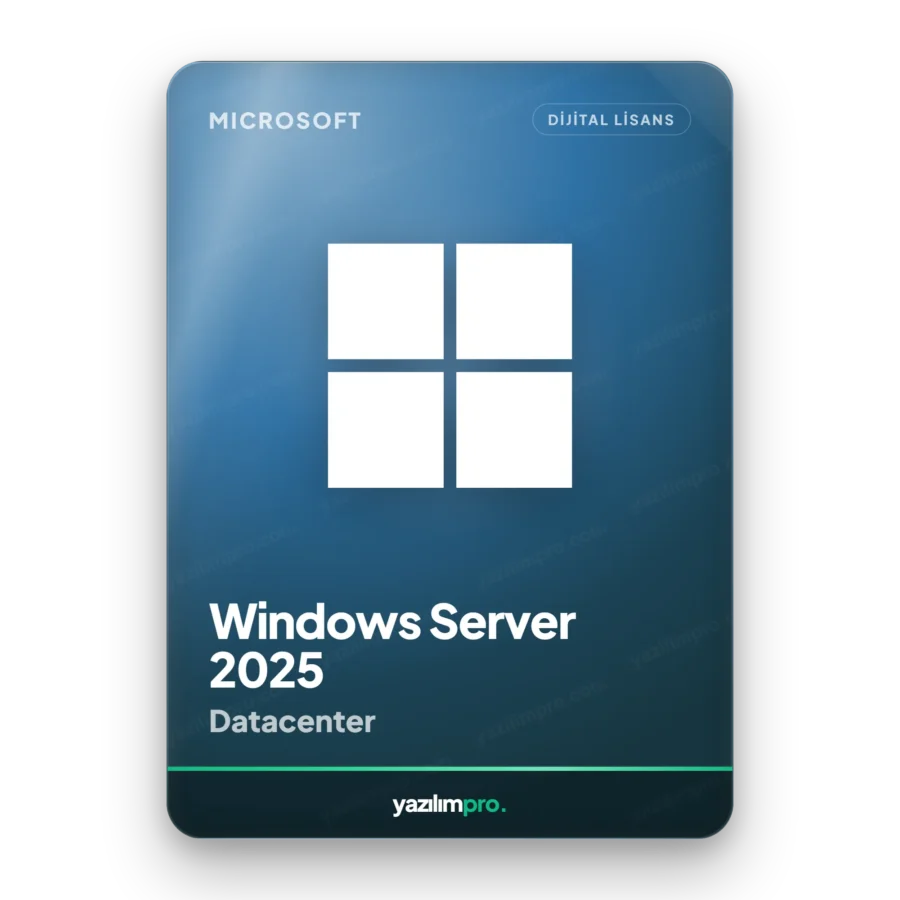 Microsoft Windows Server 2025 Datacenter süresiz orijinal lisans anahtarı – anında dijital teslimat