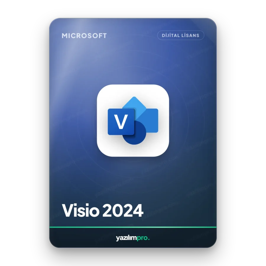 Microsoft Visio 2024 süresiz orijinal lisans anahtarı – anında dijital teslimat