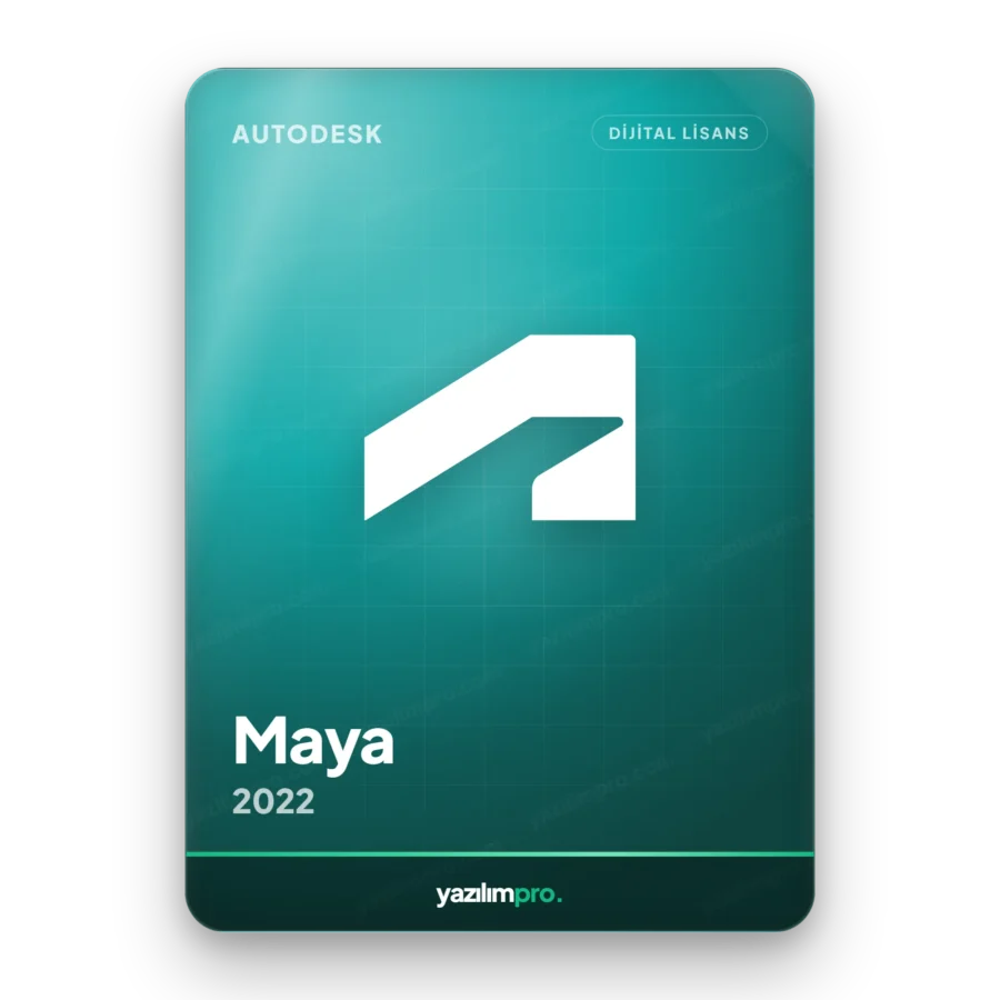 Autodesk Maya 2022 abonelik orijinal lisans anahtarı – anında dijital teslimat