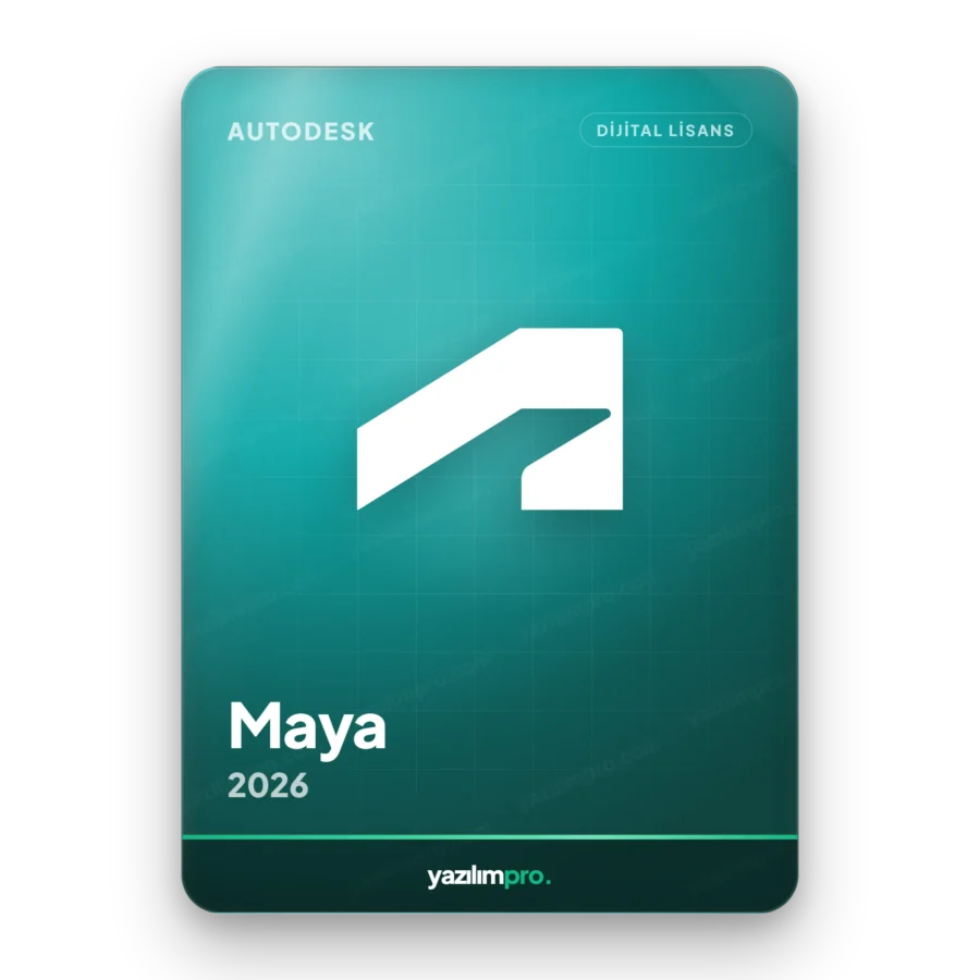 Autodesk Maya 2026 abonelik orijinal lisans anahtarı – anında dijital teslimat