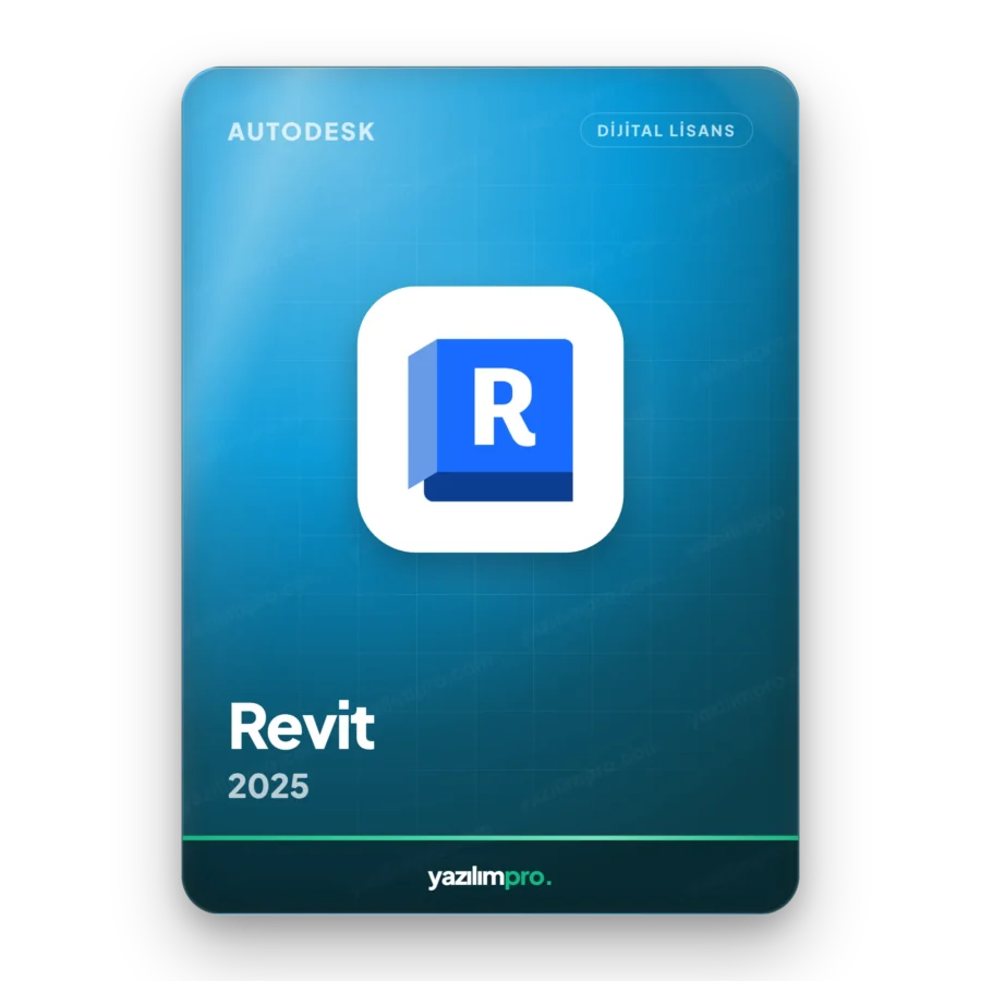 Autodesk Revit 2025 abonelik orijinal lisans anahtarı – anında dijital teslimat