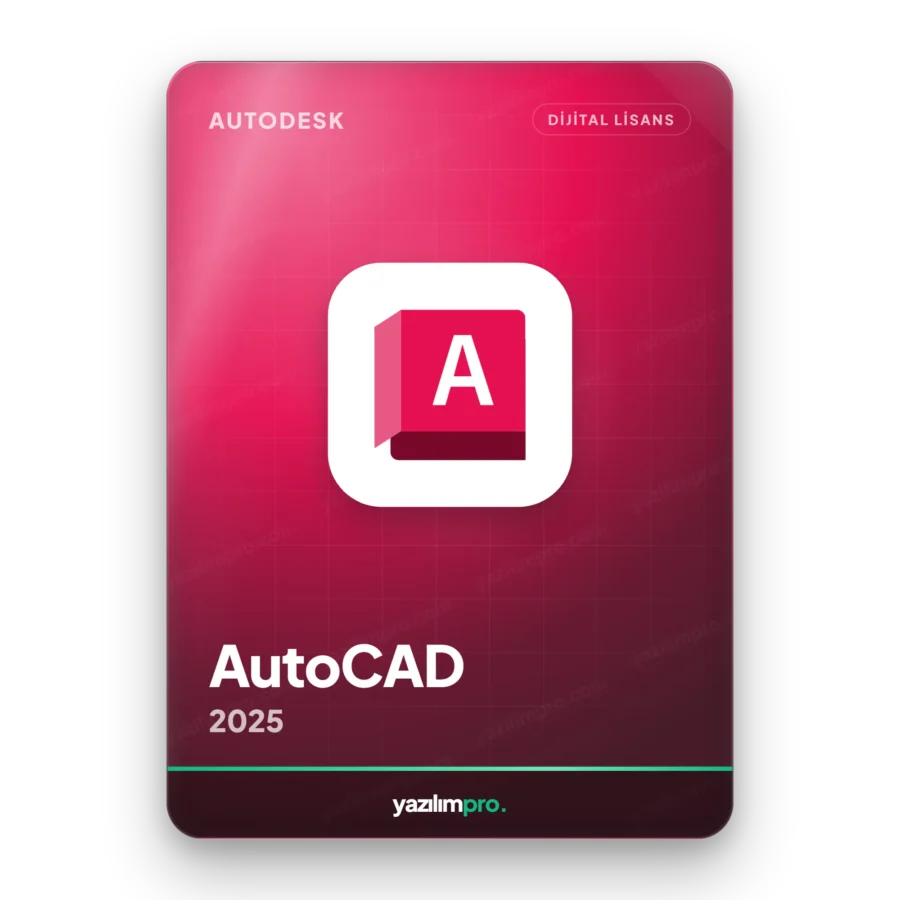 Autodesk AutoCAD 2025 abonelik orijinal lisans anahtarı – anında dijital teslimat