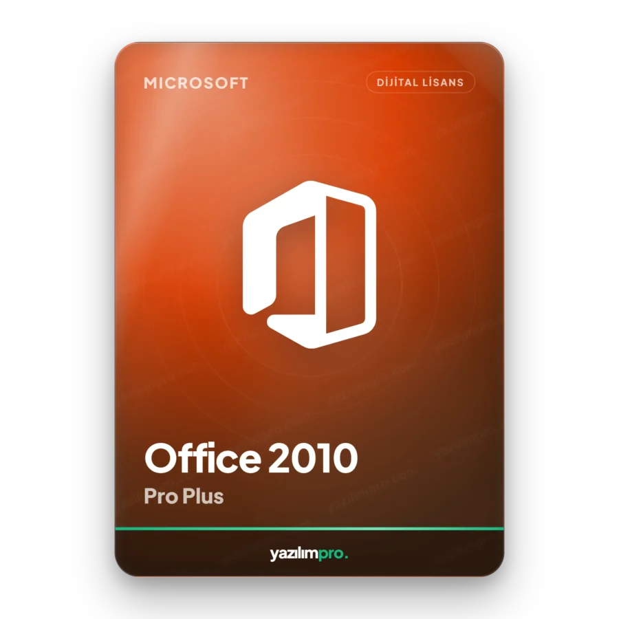 Microsoft Office 2010 Pro Plus süresiz orijinal lisans anahtarı – anında dijital teslimat