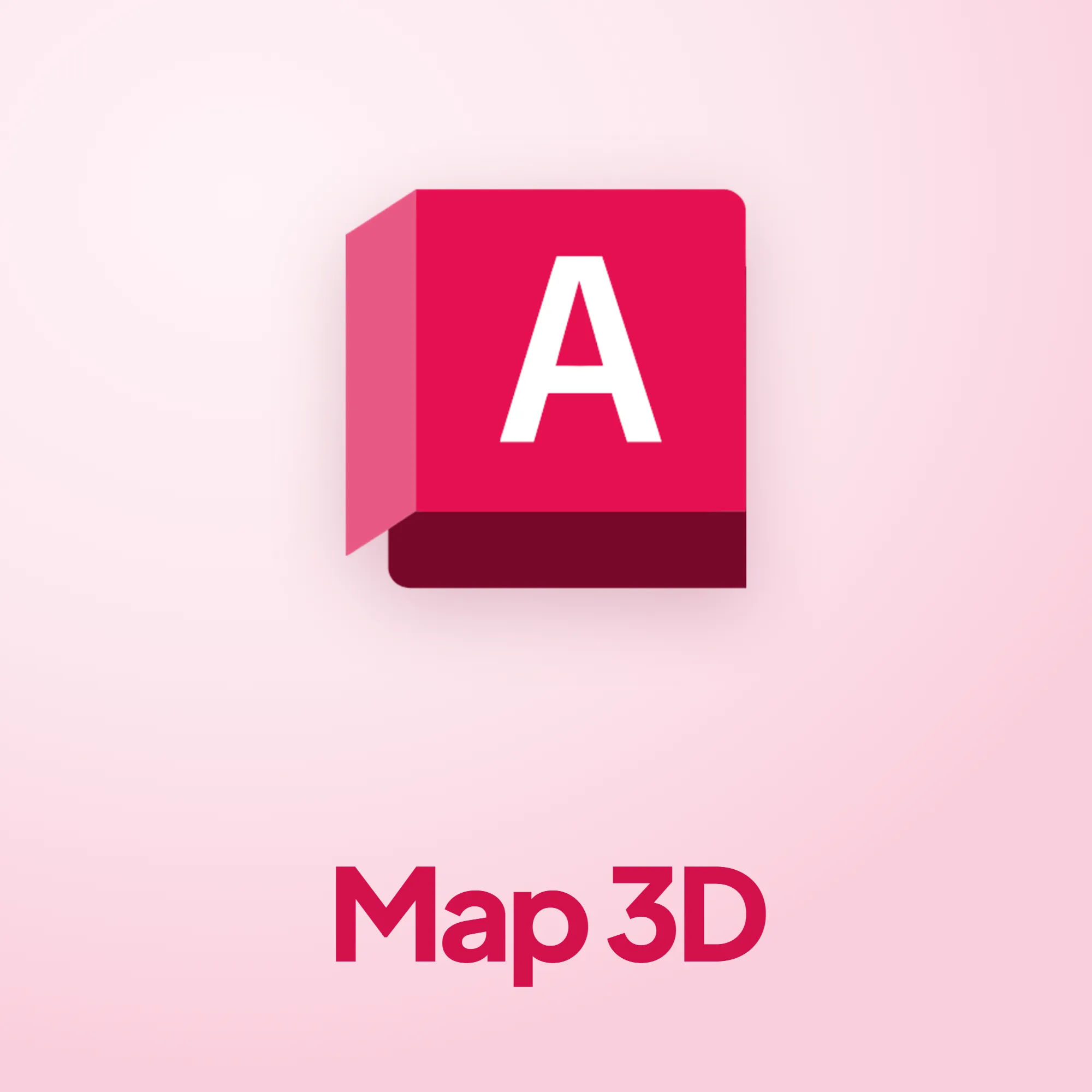 AutoCAD ikonu ve Map 3D yazısı – AutoCAD Map 3D lisansları