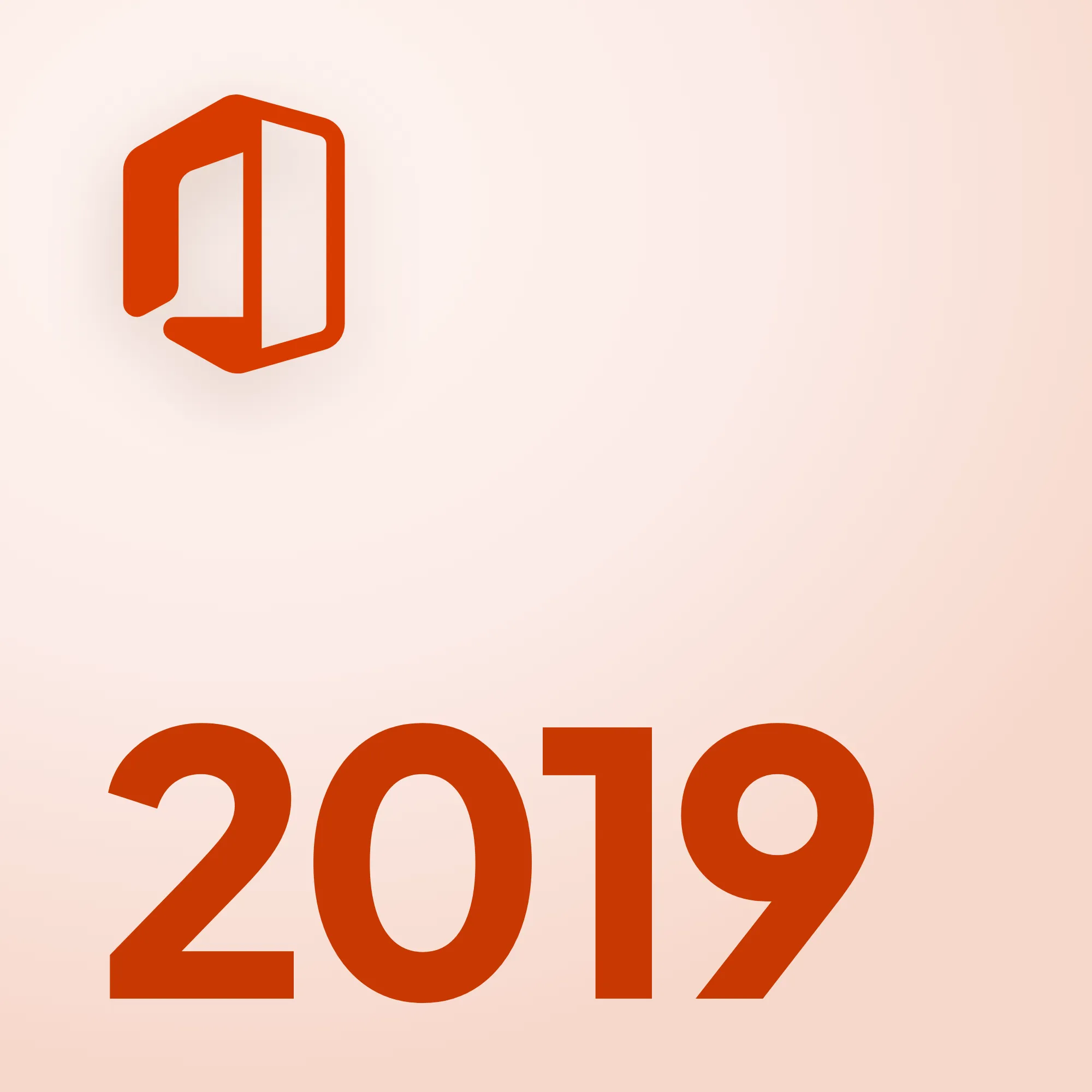 Microsoft Office logosu ve 2019 yazısı – Office 2019 lisansları