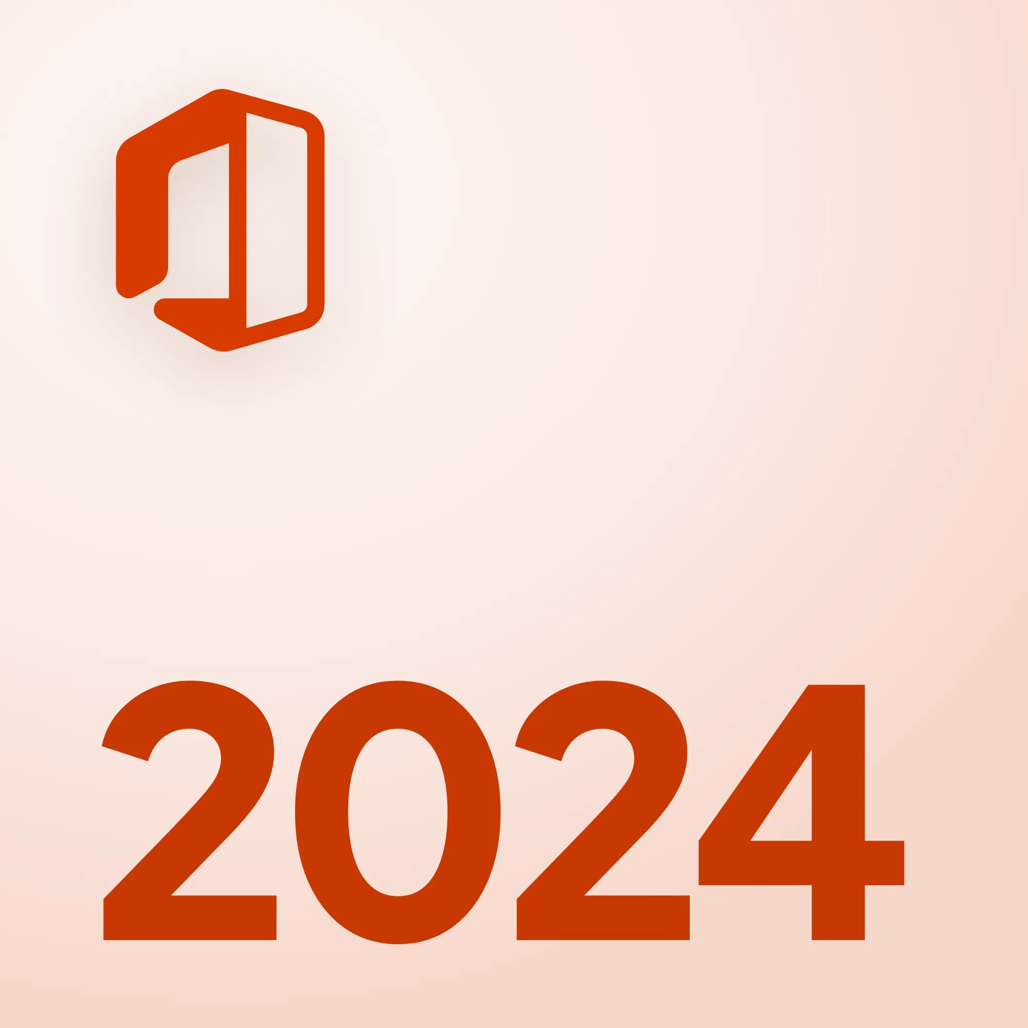 Microsoft Office logosu ve 2024 yazısı – Office 2024 lisansları