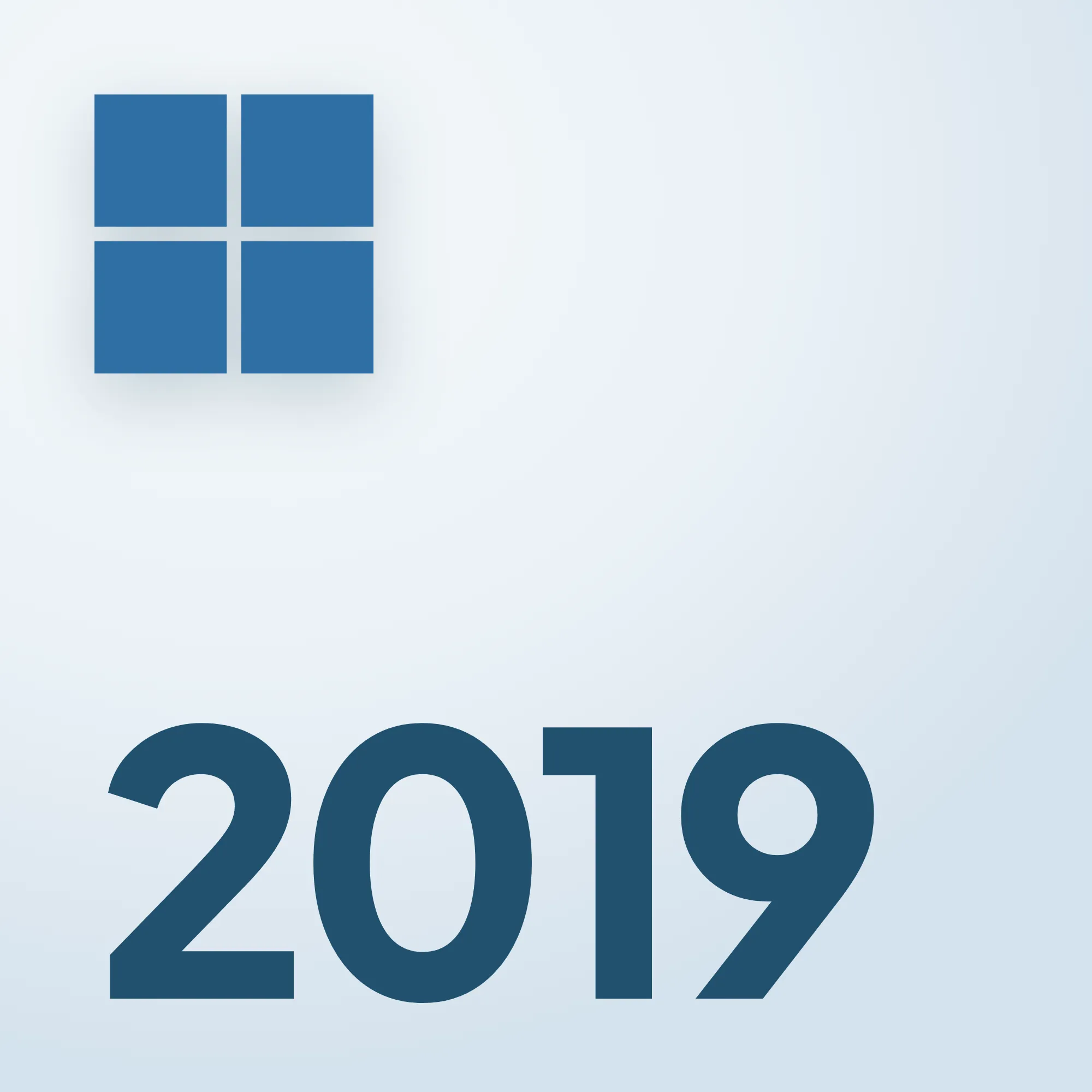 Windows logosu ve 2019 yazısı – Server 2019 lisansları