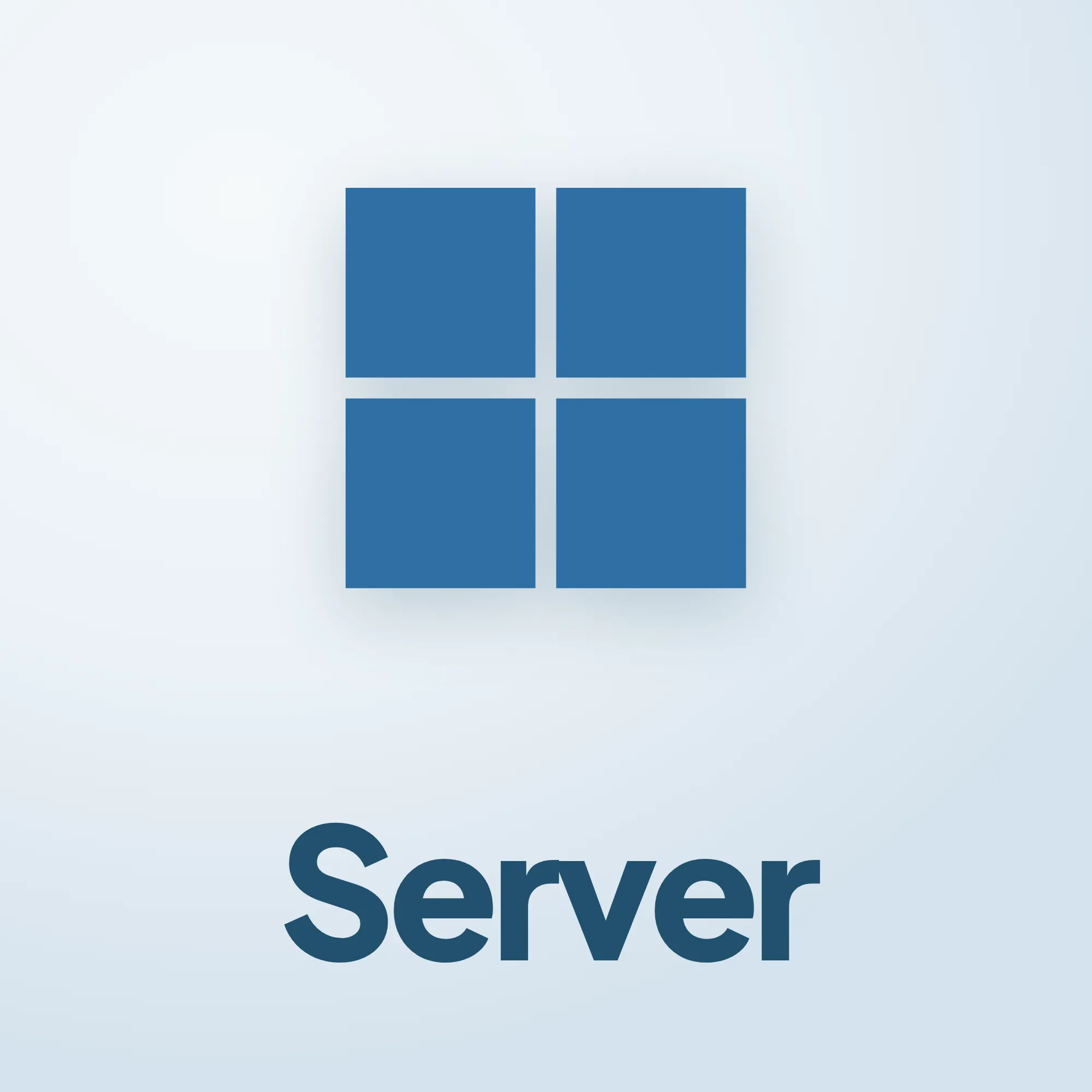 Windows logosu ve Server yazısı – Windows Server lisansları