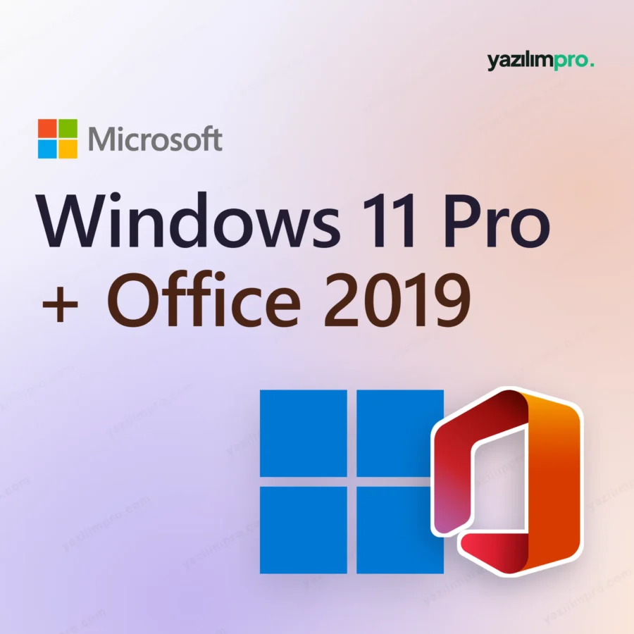 Windows 11 Pro + Office 2019 Pro Plus paket dijital lisans